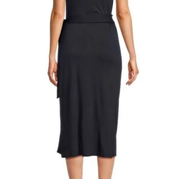 VINCE Side Tie Midi Sheath Dress XS - Picture 3 of 4